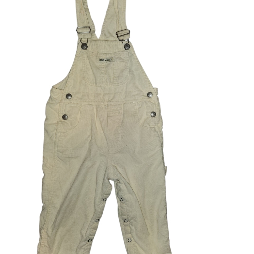 GAP Baby Overalls in Cream